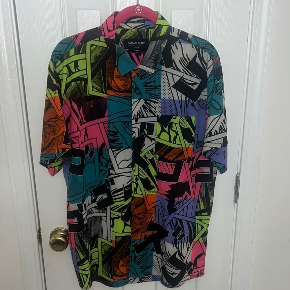 Seduce Men's Multicolor Graphic Shirt